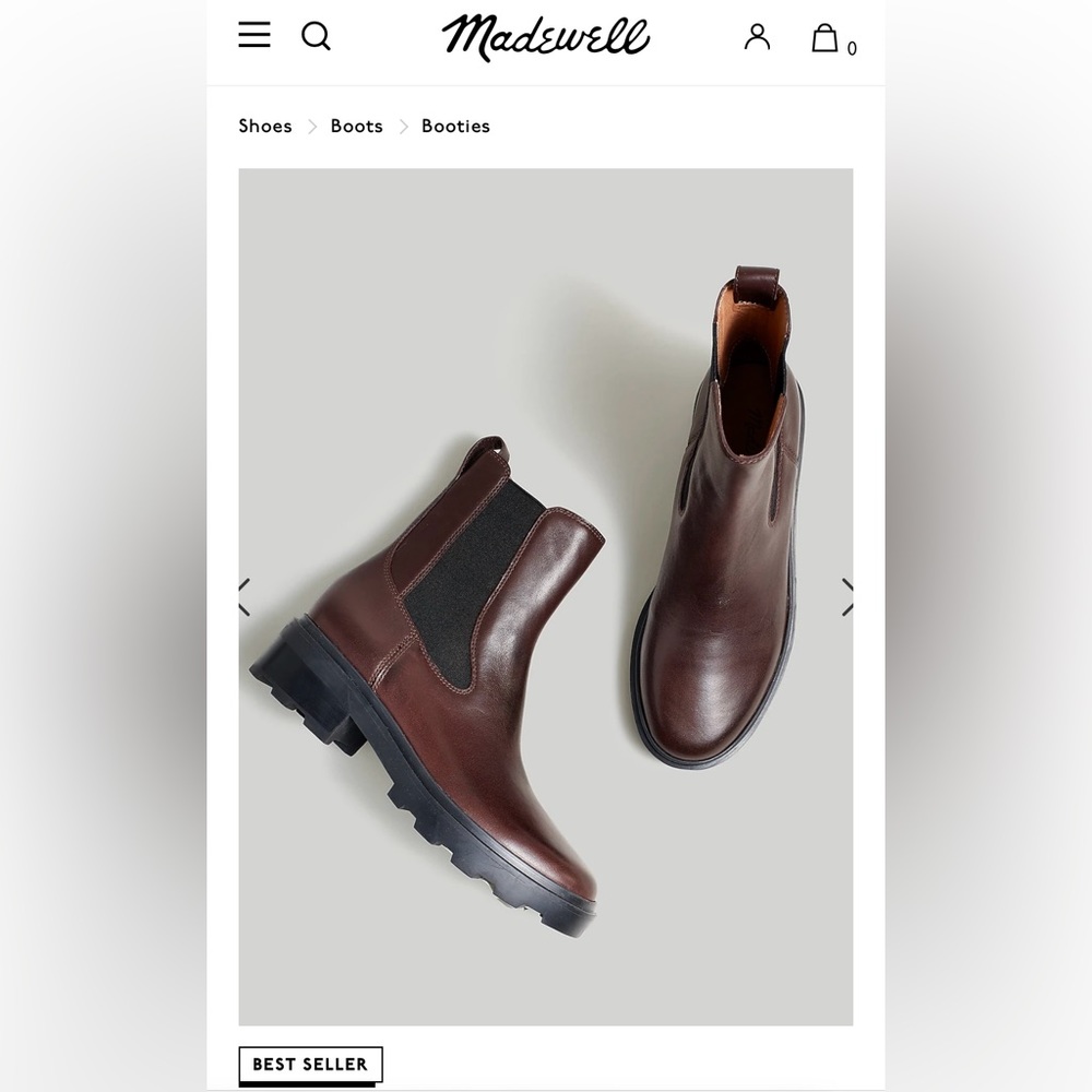 Madewell Wyckoff Chelsea Lugsole Boot